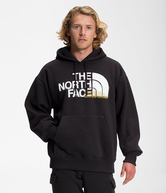 The North Face Hoodie Coordinates Pullover Black - Mens - Thailand URIVQ-3579